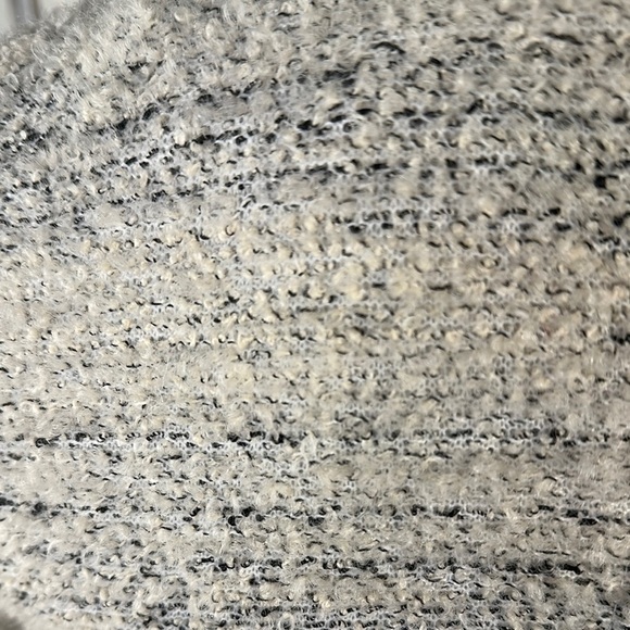 CLEO Designed by Infuex Elegant Cream Tweed Jacket with Black Trim - Picture 9 of 11